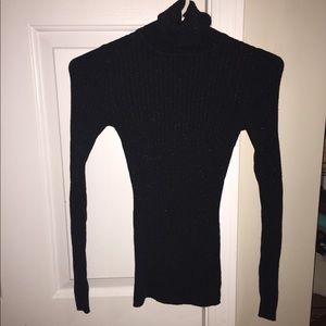 Express shimmery turtleneck